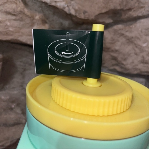 STARBUCKS NWT 2025 Summer Ombre Blue Green Vacuum Insulated Tumbler 24oz 710ML - Picture 7 of 11